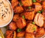 Air Fryer Salmon Bites with Bang Bang Sauce