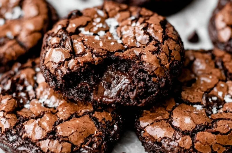 Gourmet brownie cookies with rich chocolate flavor, perfect for dessert lovers.