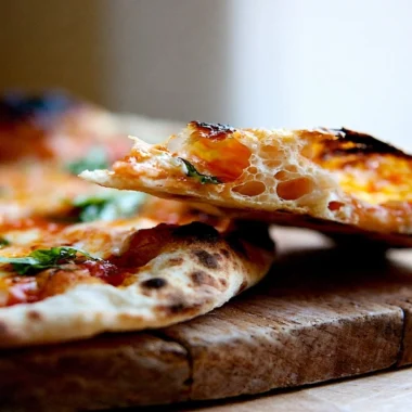 Homemade pizza dough made with 4 simple ingredients